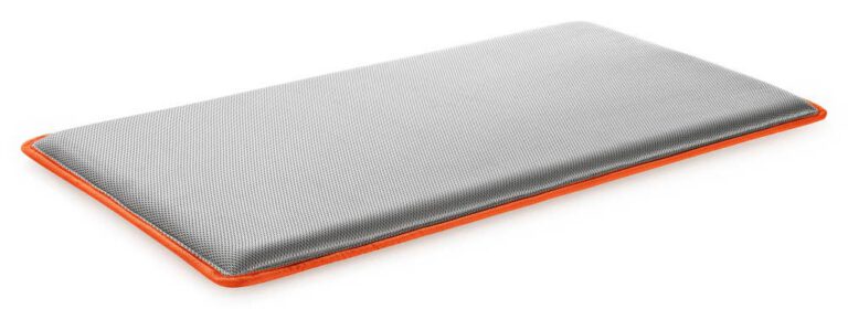 Colchón de cuna con tejido 3D gris de Plastimyr