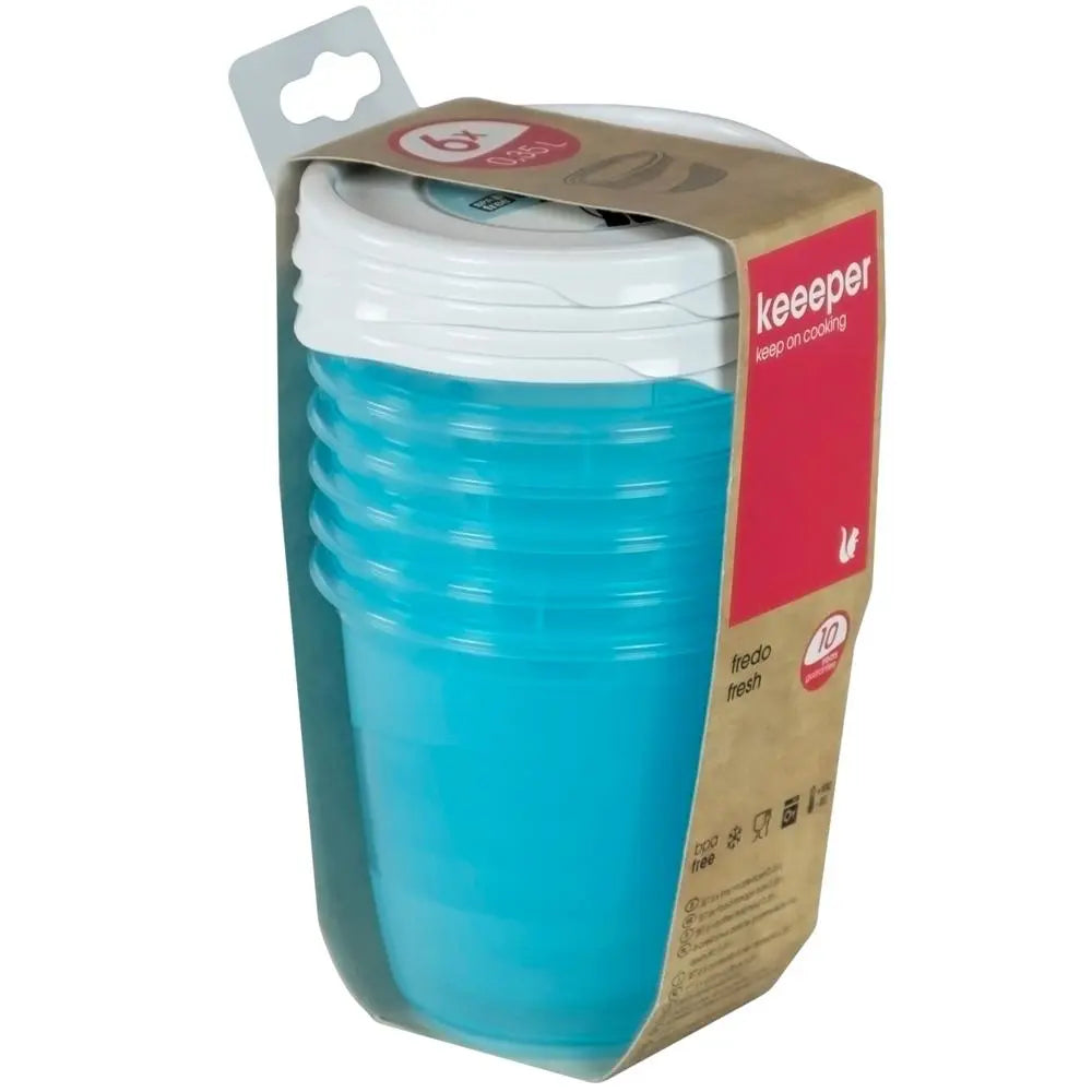 Potiteros: pack de 6 recipientes de 0,35 l